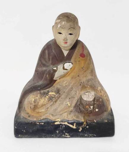 弘法大師 空海 像 陶器 beginnerswla.com