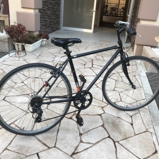 【クロスバイクCRT7007】7段変速 黒