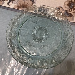 ガラス大皿　31センチ