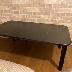大きめテーブル　黒　