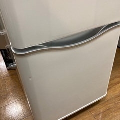 D1*74【ご来店いただける方限定】レトロ調２ドア冷凍冷蔵庫（DAEWOO）