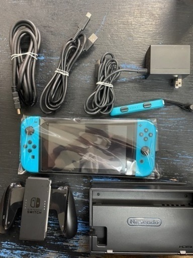 美品 ニンテンドースイッチ バッテリー長持ちモデル ネオンブルー 2022/02/27