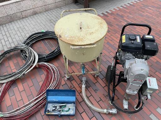 【中古・取説有り完品❗】精和産業　SEiWA タイルエース　TA900GX 圧送機　エアレス