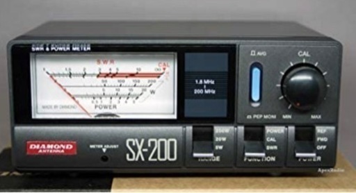 最終値下げ！第一電波工業 ダイヤモンド 通過型SWR・パワー計 1.8~200MHz SX-200