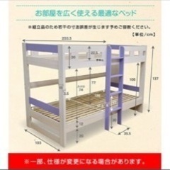 2段ベッド 二段ベッド 耐荷重500kg ロータイプ2段ベッド ローシェンEX2(本体のみ)-ART