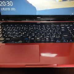 綺麗 NEC赤 高性能4コア8スレッド版Core i7搭載 高速SSD大