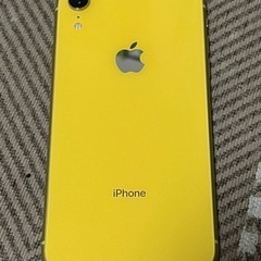【取引先確定】iPhoneXR simフリー 64G イエロー