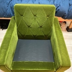 1人掛けソファー】カリモク60 モケットグリーン