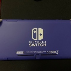 Switch lite ブルー 本体 画面に1箇所目立つ傷