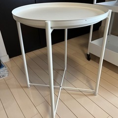 IKEA GLADOM グラドム サイドテーブル 白