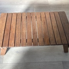 【無料】ニトリ　天然木　ローテーブル