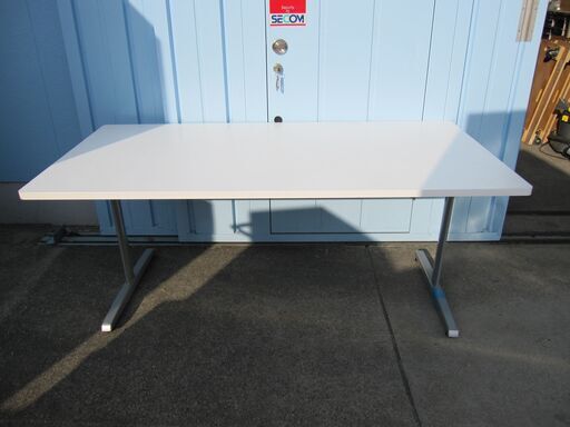 会議テーブル　1800ｘ900　ホワイト　オカムラ製8177EN　MG99