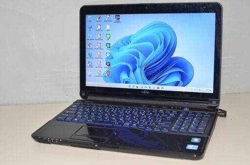最新Windows11+office 爆速新品SSD256GB 富士通 LIFEBOOK AH56/E i5-2520M/8GB/15.6インチ/DVDマルチ/USB3.0/Webカメラ/便利なソフト多数