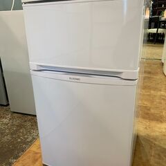 冷蔵庫 ELSONIC エルソニック EJ-R832W 2018年製 2D 83L 白 中古品