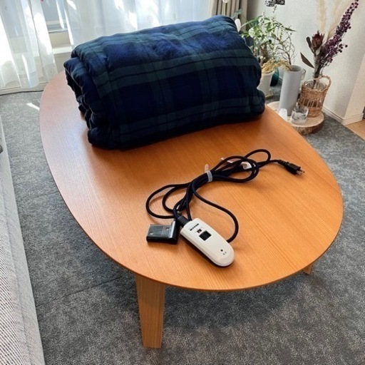 最終値下げ】無印良品 楕円こたつ布団セット - 静岡県の家具