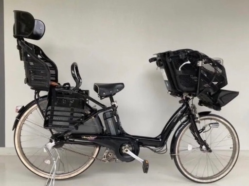 【値下げしました】ブリヂストン　電動自転車　3人乗り