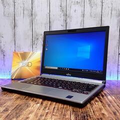 動作確認済】FUJITSU ノートPC E734/K 新品 SSD 240GB intel Corei5 