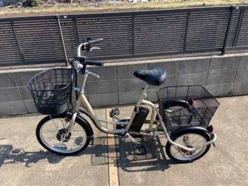 〈新品同様〉電動アシスト三輪自転車 未使用 美品 カイホウジャパン BEPN20