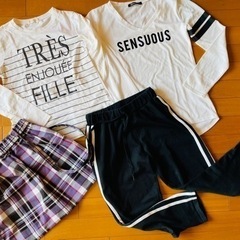 高学年〜中学生　ズボン/ズボンスカート/長Tシャツ