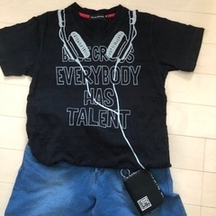 BLUE CROSS半袖TシャツVﾈｯｸMsize