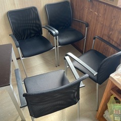 会議用椅子4脚