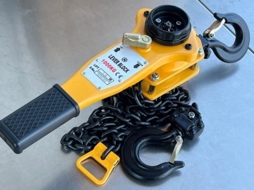新品！レバーブロック◇レバーホイスト◇1.0t◇チェーン1.5m①★A92