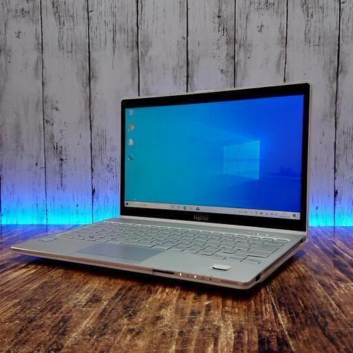 【動作確認済】FUJITSU SH90/X ノートPC SSD 256GB intel Corei5 6200U 2.30GHz‐2.80GHz 13.3インチ メモリ 8GB パソコン