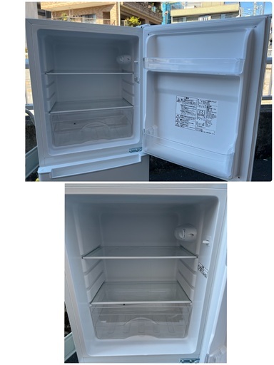 11000(税込) Nitori ニトリ 2ドア冷凍冷蔵庫 NTR−106 (2019年製) (3ー  