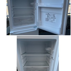 ￥11000(税込) Nitori ニトリ 2ドア冷凍冷蔵庫　NTR−106 (2019年製) (3ー04)