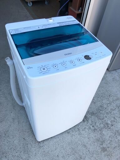 【動作保証あり】Haier ハイアール 2017年 JW-C45A 4.5kg 洗濯機【管理KRS423】