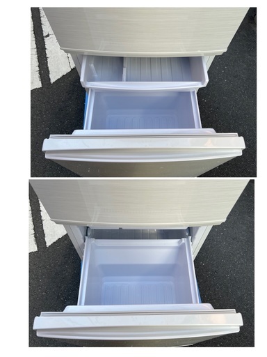 ♢SHARP ノンフロン冷凍冷蔵庫 【2019年製】SJ-D14E-W