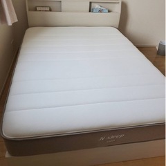 3/13確約】【✨超美品✨】【?仲良く寝てください??】ニトリ 引き出し付き
