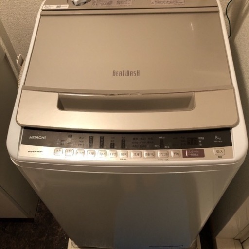 HITACHI BW-V80E 洗濯機　美品