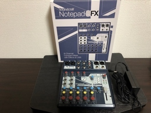 【正規品】Soundcraft Notepad-8FX【オーディオインターフェイス】