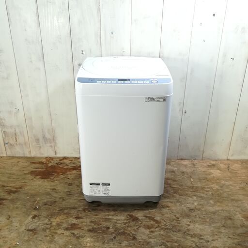 7/22 終 2019年製 SHARP ES-T711-W 全自動電気洗濯機 7.0Kg 菊倉MZ