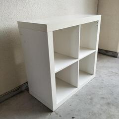 ikea オープンシェルフ　白　kallax カラックス