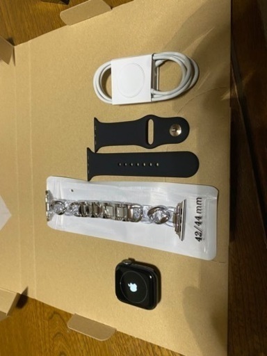 AppleWatchアップルウォッチシリーズ6 GPSモデル　スペースグレイアルミニウムケース44㎜