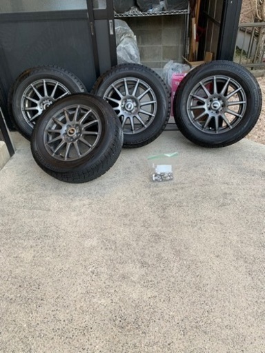 スタッドレス ブリヂストンBLIZZAK VRX 195/65R15 5穴 φ100 プリウス