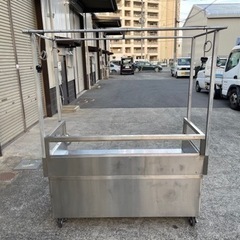 屋台 露店 移動販売 たこ焼き 焼きそば 鉄板焼き キャスター付き 
