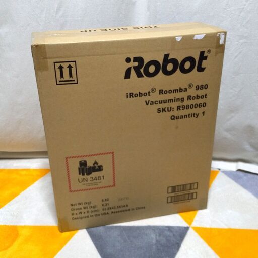 新品未使用】iRobot ロボット掃除機 ルンバ980 ダークグレー R9800