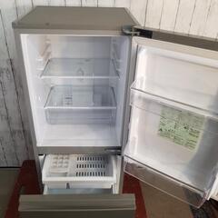 【美品】AQUA 2ドア 126L 2020年製 AQR-13J アクア ガラス棚 LED ノンフロン冷凍冷蔵庫 