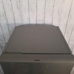 【美品】AQUA 2ドア 126L 2020年製 AQR-13J アクア ガラス棚 LED ノンフロン冷凍冷蔵庫 