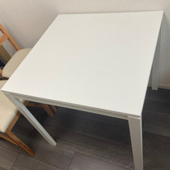 【受渡し者決定】 IKEA ★ テーブル　チェア　白