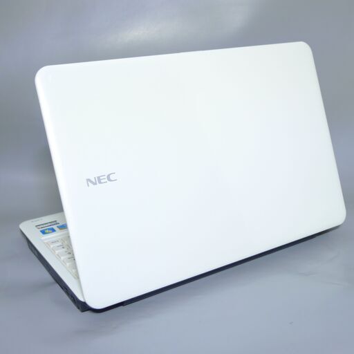 大容量HDD-750GB Wi-Fi有 ノートパソコン 15.6型 NEC PC-LS50CS6W 中古良品 Core i5 4GB DVDマルチ 無線 Windows10 Office 即使用可