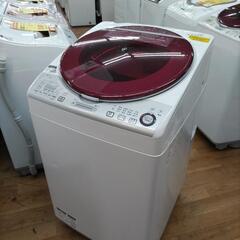 J053 ☆6ヶ月保証☆8/4.5K洗濯乾燥機 SHARP ES-TX840-R 2015年製