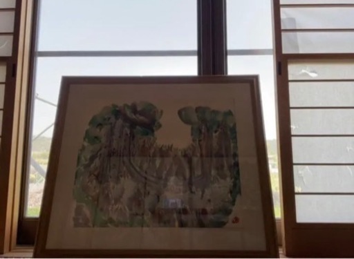 絵画　額入り