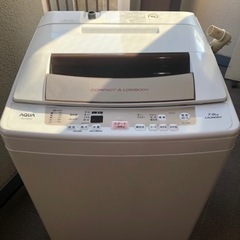 全自動洗濯機7kg！美品！AQUA（アクア）AQW-P70E（W...