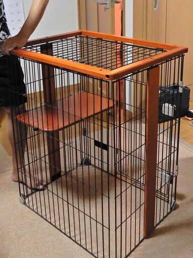 ウッドワンサークルキャットミニ（猫のゲージ）