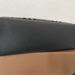 レザー&ヴィンテージチェック　ノートクロスボディバッグ