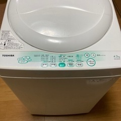 TOSHIBA洗濯機　引き取り手決まりました！